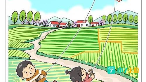 古人在清明节放风筝