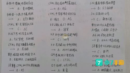 CF答题答案
